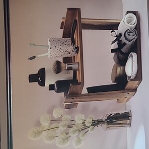 2 Tier Solid Wood Organizer